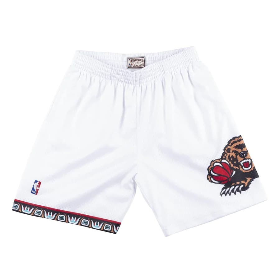 Спортивные шорты Mitchell & Ness Vancouver Grizzlies 1998-99 Hardwood Classics Throwback White Swingman NBA Shorts