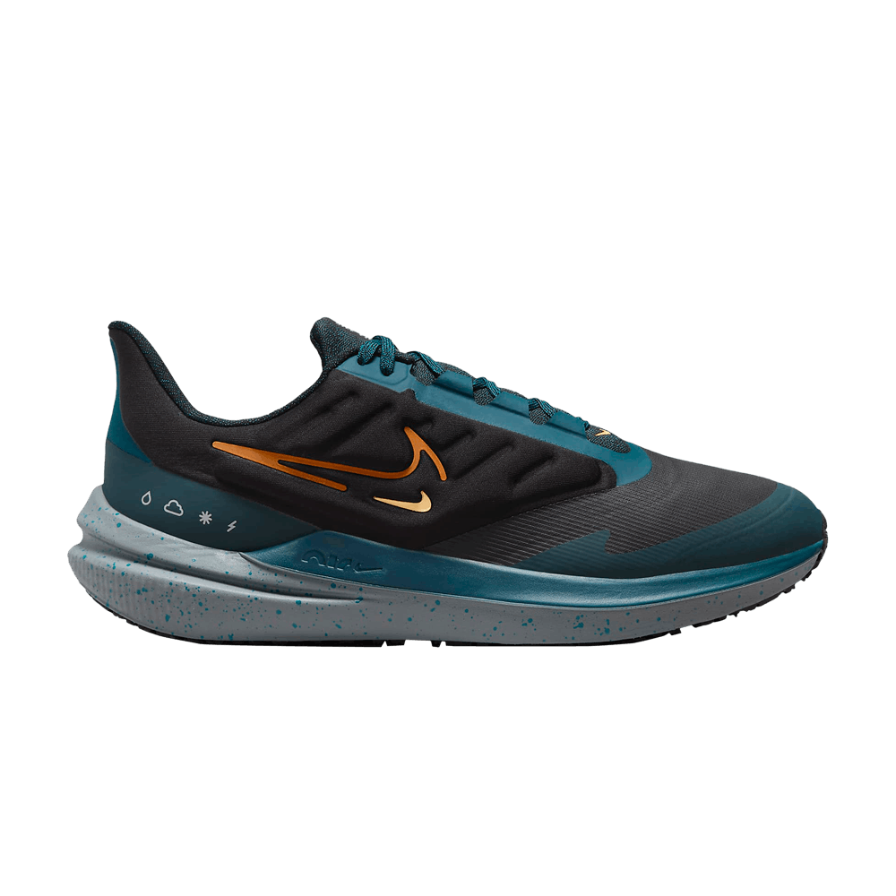 Кроссовки Nike Air Winflo 9 Shield 'Black Deep Jungle'