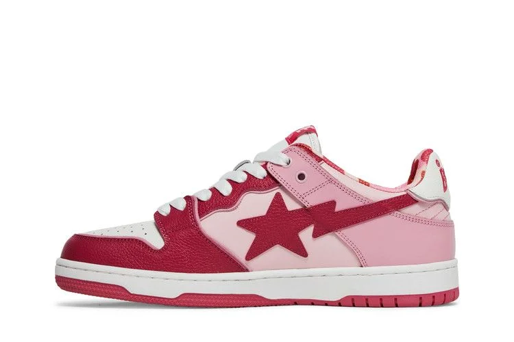 Кроссовки BAPE Sk8 Sta #2 'ABC Camo - Red'