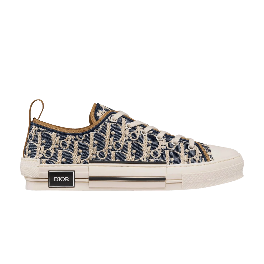 Кроссовки Dior B23 League Low 'Raffia-Effect Dior Oblique - Denim'