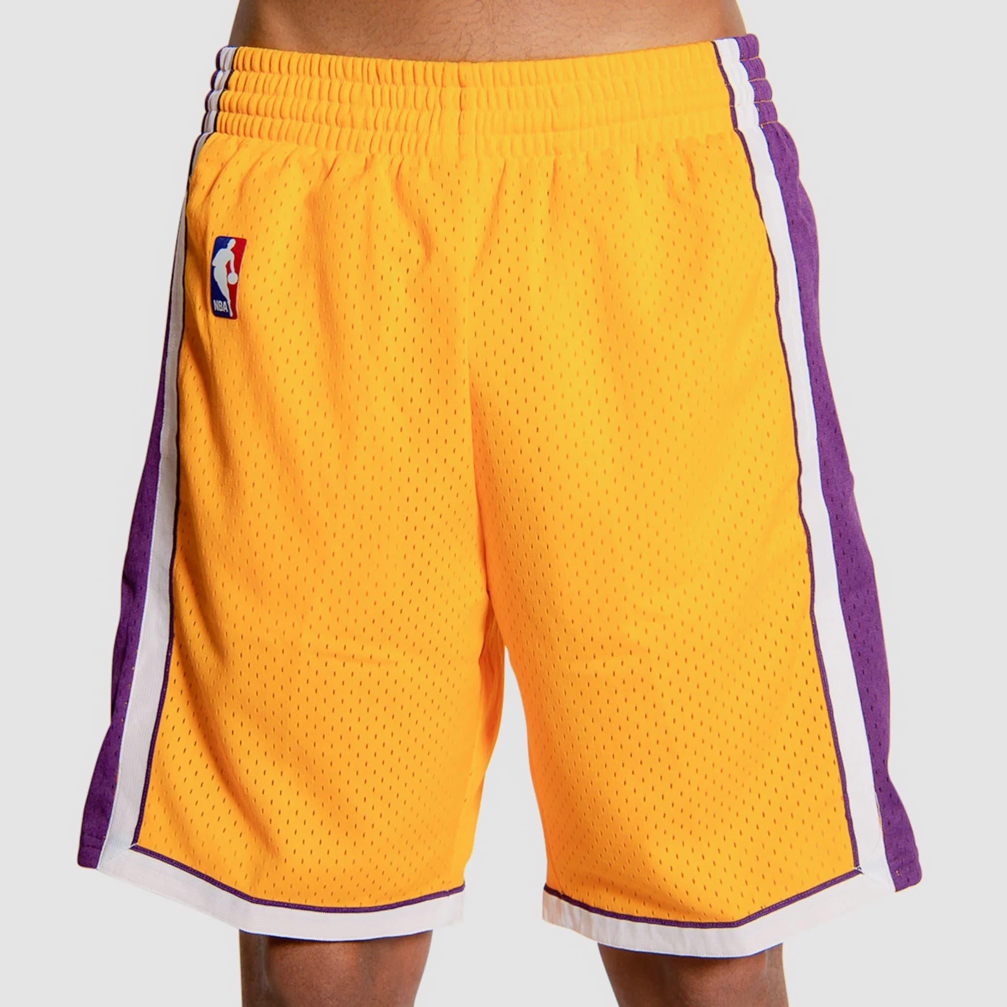 Mitchell-Ness-Los-Angeles-Lakers-2009-10-Hardwood-Classics-Throwback-Swingman-NBA-Shorts-2
