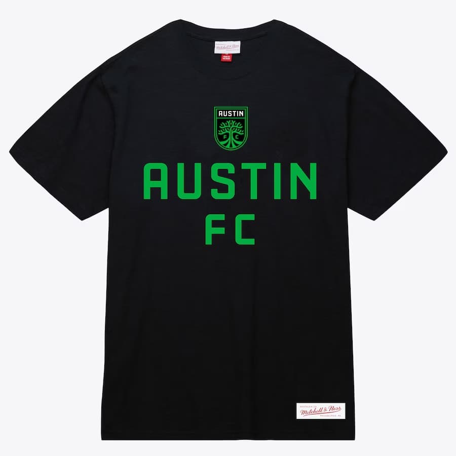 Футболка Mitchell & Ness Black Austin FC Starter Slub T-Shirt