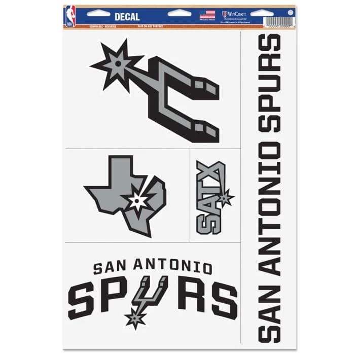 Стикеры Wincraft San Antonio Spurs Decal 11 X 17 Stickers