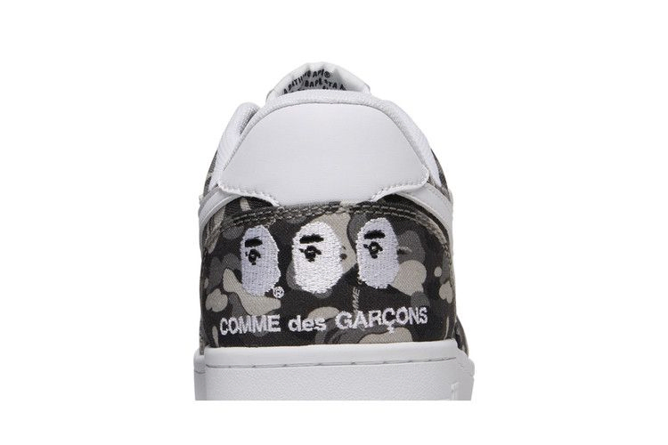 Кроссовки Comme des Garçons x Bapesta Low 'White Camo'