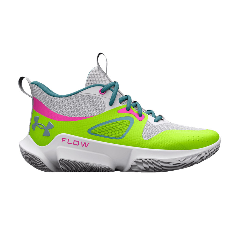 Кроссовки Under Armour Wmns Flow Breakthru 3 'White Lime Surge'