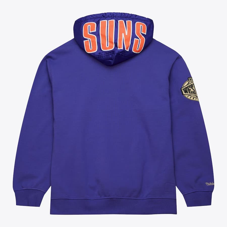 Худи Mitchell & Ness Purple Phoenix Suns Team OG 2.0 Vintage Logo Fleece Pullover Hoodie