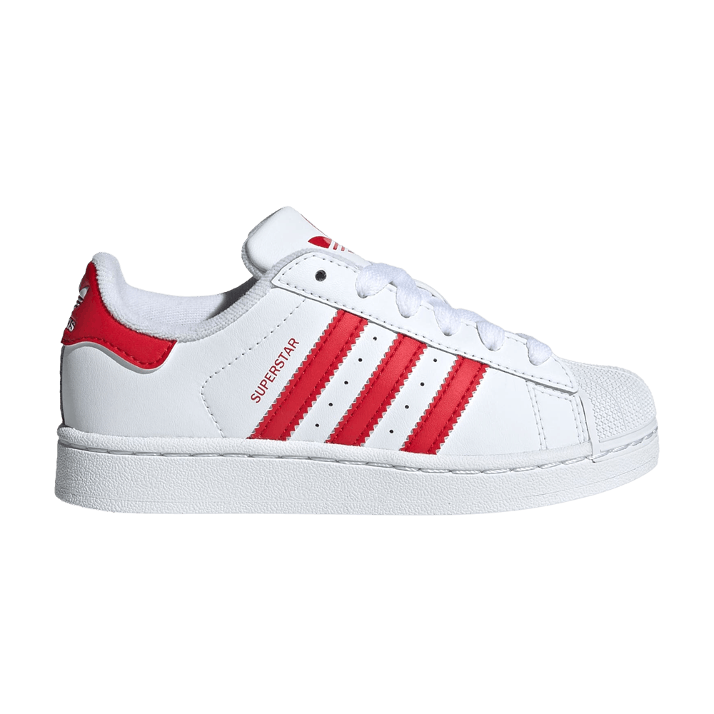Кроссовки adidas Superstar 2 C 'White Scarlet'