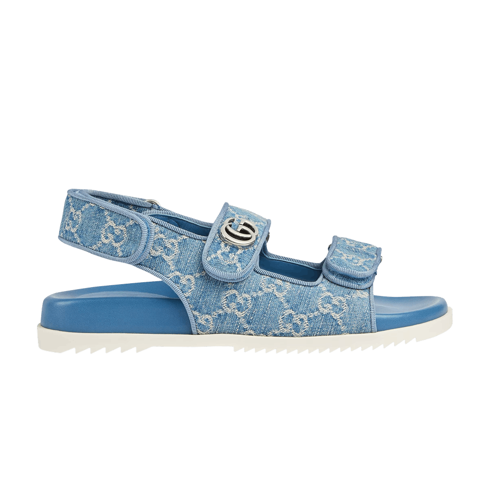 Сандалии Gucci Wmns GG Sandal 'Light Blue Denim'