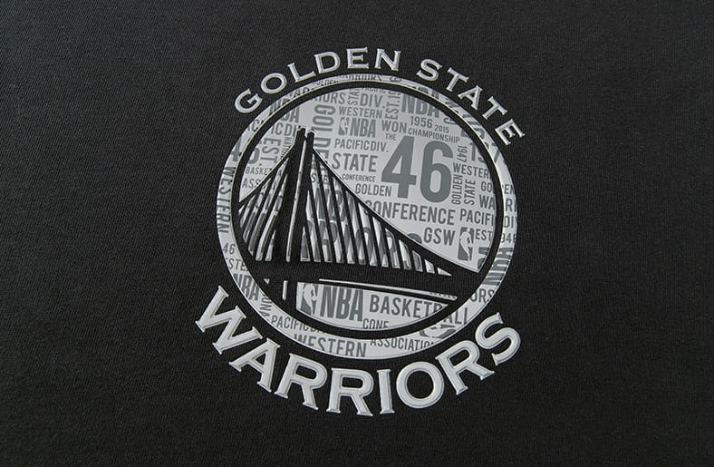 Футболка 2020 NBA Golden State Warriors Black Grey Tee Unisex