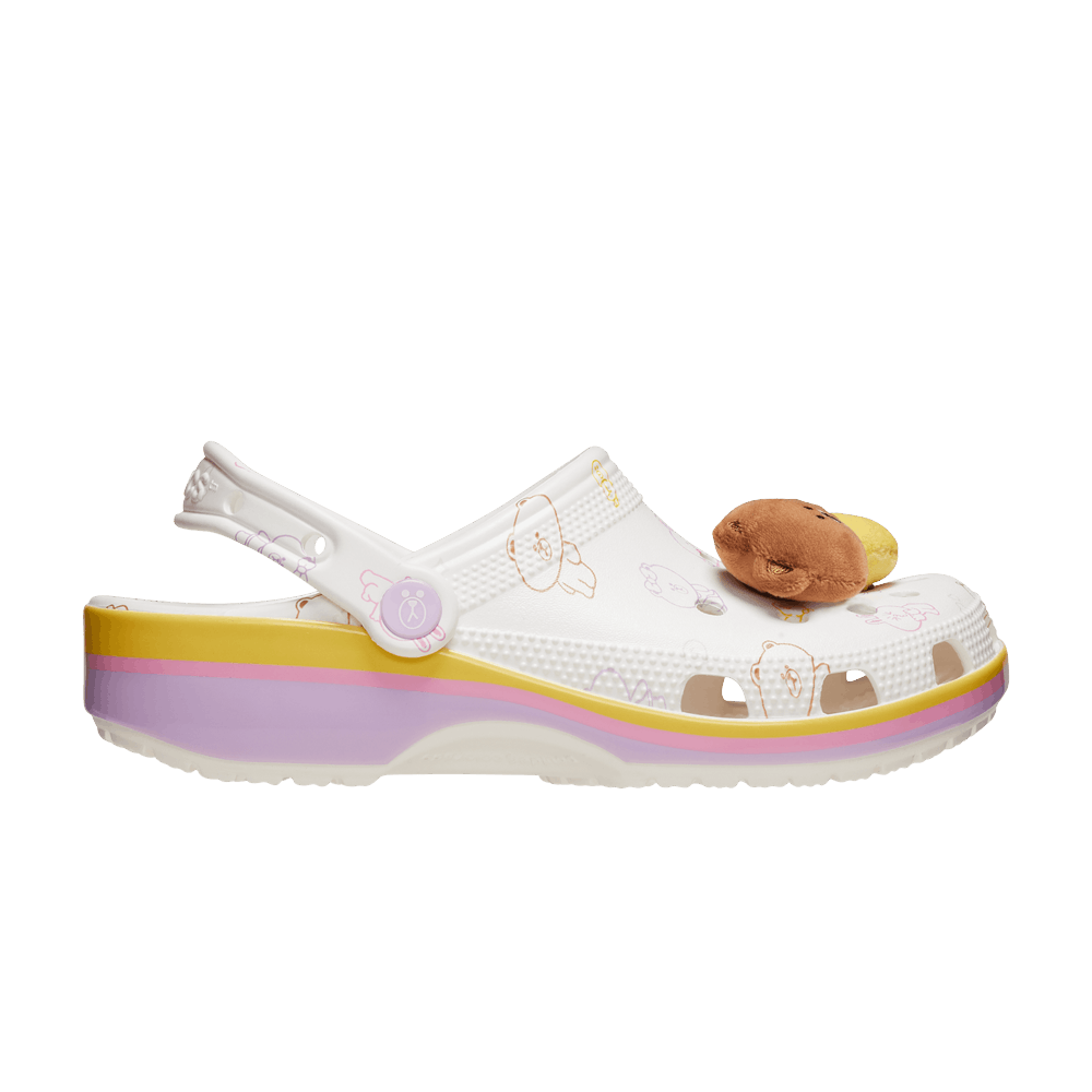 Кроссовки Crocs Line Friends x Classic Clog 'Brown & Friends'