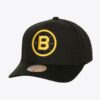 Mitchell-Ness-Black-Boston-Bruins-Icon-Grail-Pro-Vintage-Snapback-Hat-100x100