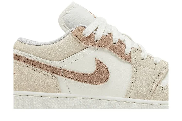 Кроссовки Air Jordan 1 Low SE GS 'Sail Archaeo Brown'