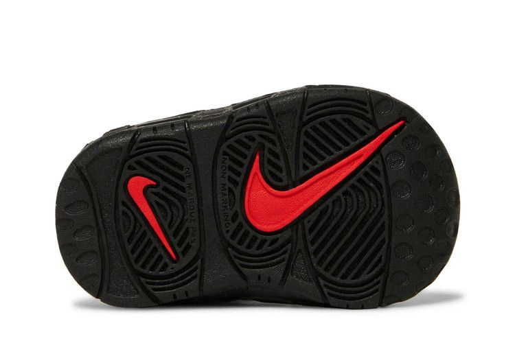 Кроссовки Nike Air More Uptempo TD 'Medium Ash Siren Red White'