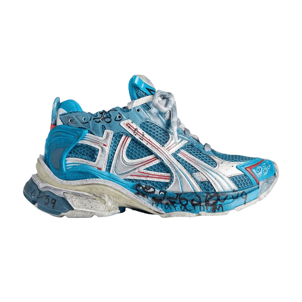 Krossovki-Balenciaga-Runner-Blue-Silver-White-Red