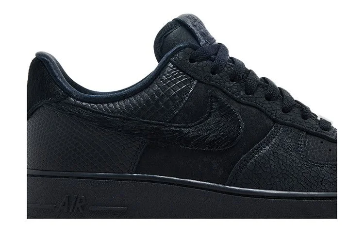 Кроссовки Nike Air Force 1 Low 07 LX 'Black Pony Hair Snakeskin'
