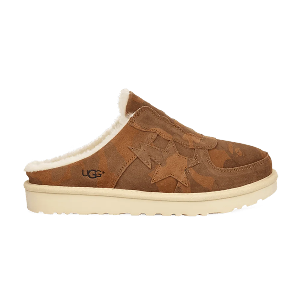 Кроссовки UGG A Bathing Ape x Tasman Slip-On 'Chestnut Camo'