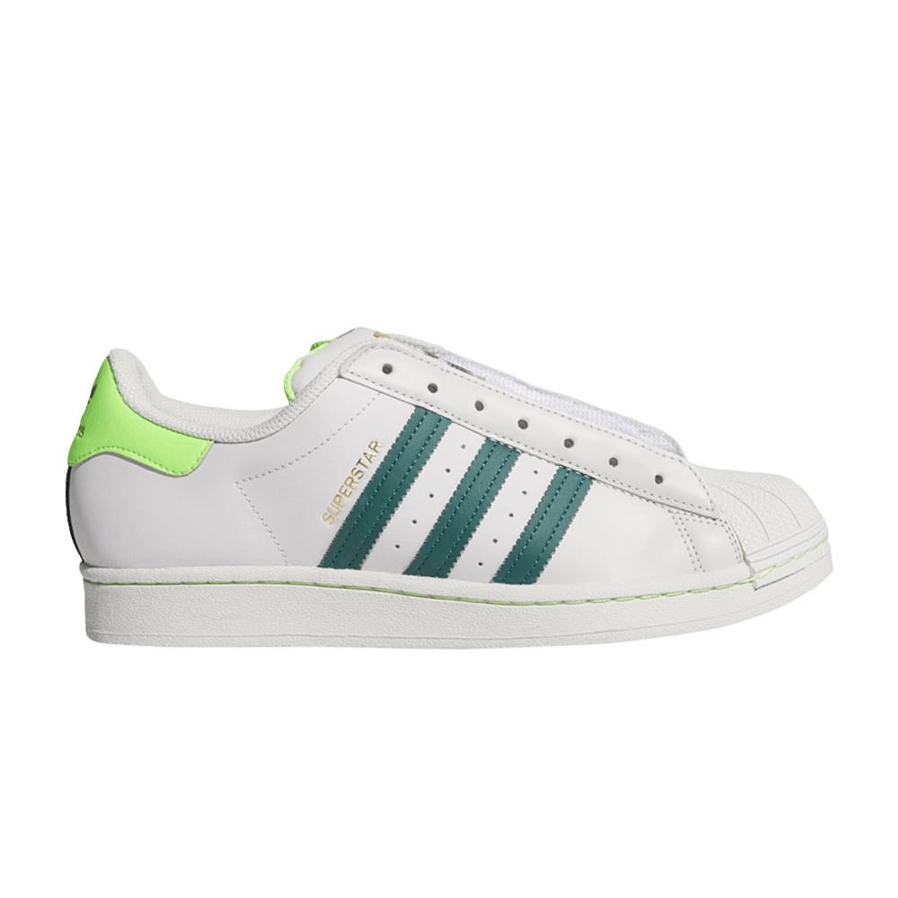 Кроссовки Adidas Superstar Laceless 'Grey Collegiate Green'