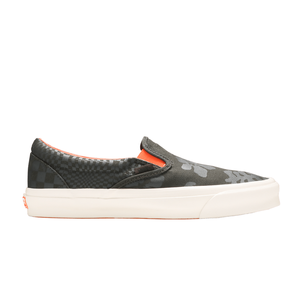 Кроссовки Porter-Yoshida & Co. x Vans OG Classic Slip-On LX 'Forest Night Floral Checkerboard'