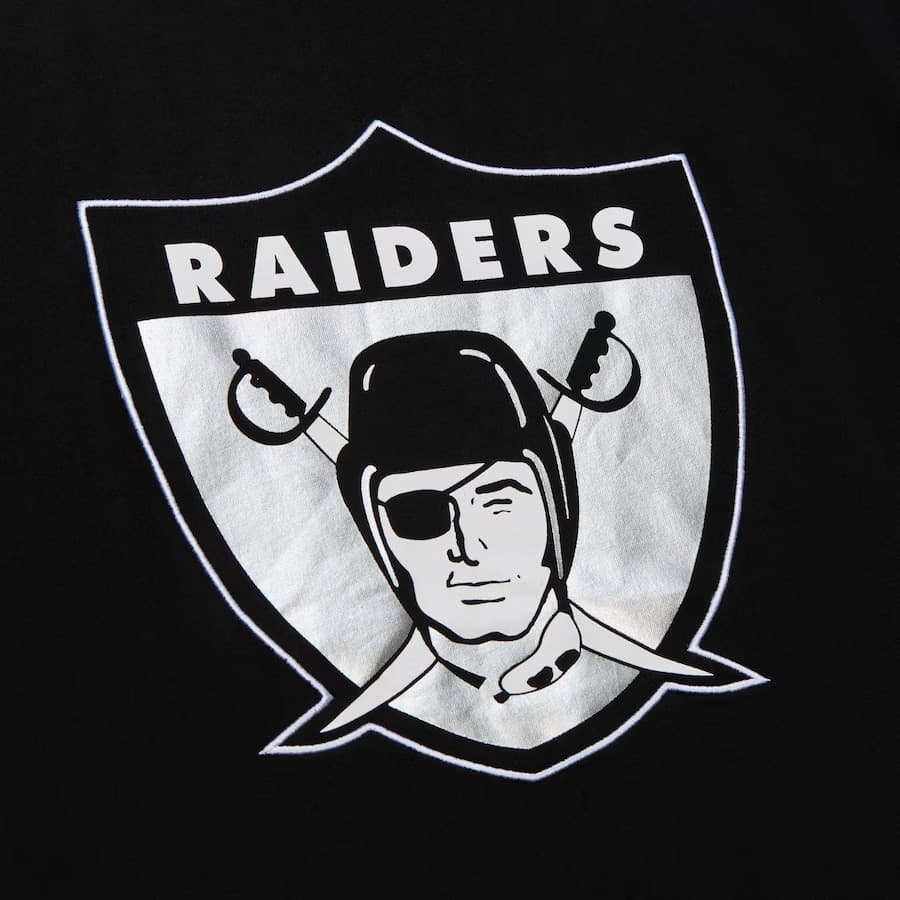 Футболка Mitchell & Ness Black Oakland Raiders Neon Nights Premium T-Shirt