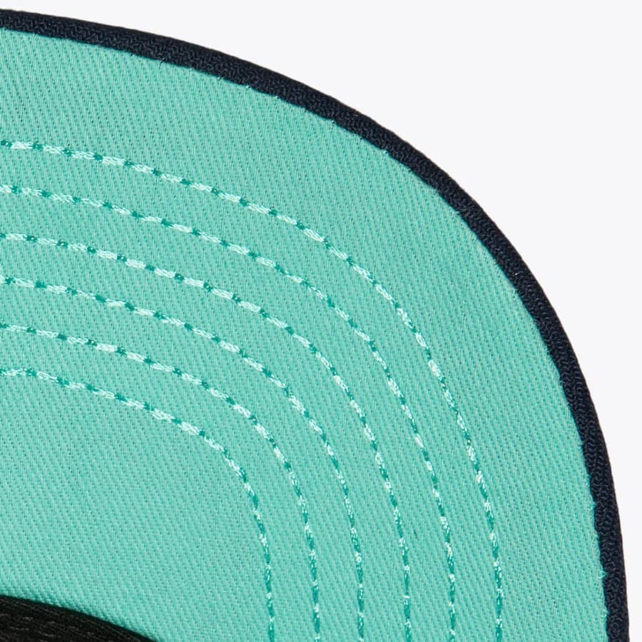 Бейсболка Mitchell & Ness Deep Sea Blue Seattle Kraken Retrodome Pro Snapback Hat