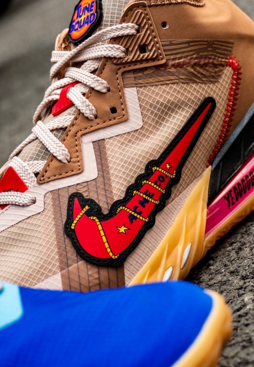 Кроссовки Space Jam x Nike LeBron 18 Low GS Wile E. x Roadrunner