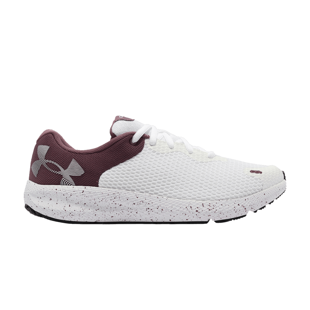 Кроссовки Under Armour Wmns Charged Pursuit 2 Big Logo Speckled 'White Ash Plum'