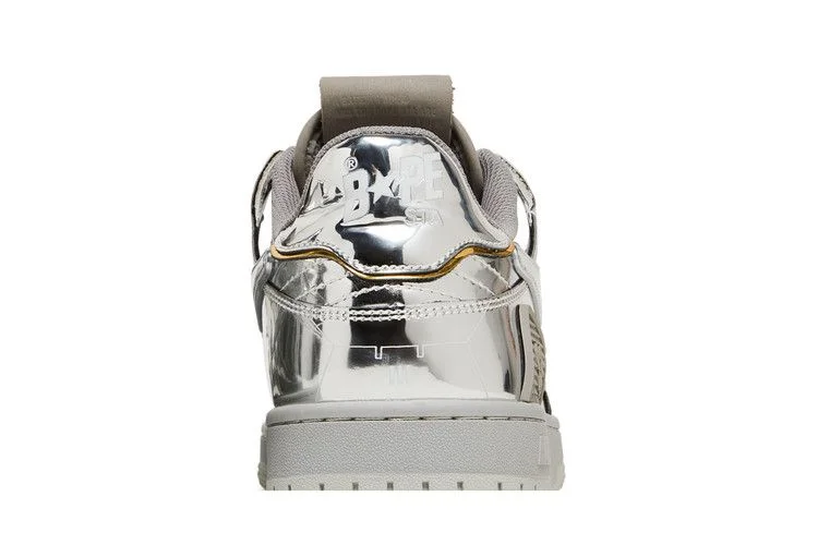 Кроссовки Hajime Sorayama x BAPE Sk8 Sta 'Silver'