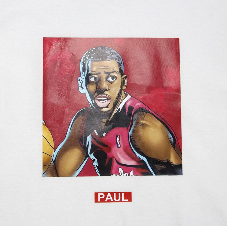 Футболка 2019 NBA Paul ST FY Basketball Tee White