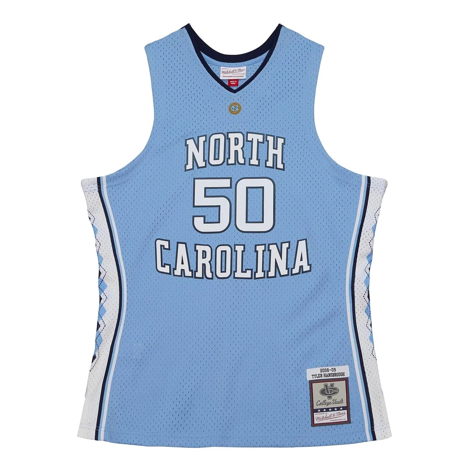 Баскетбольная джерси Mitchell & Ness Tyler Hansbrough North Carolina Tar Heels College NCAA Swingman Jersey