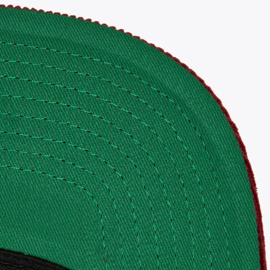 Бейсболка Mitchell & Ness Burgundy Colorado Avalanche All Directions Corduroy Snapback Hat