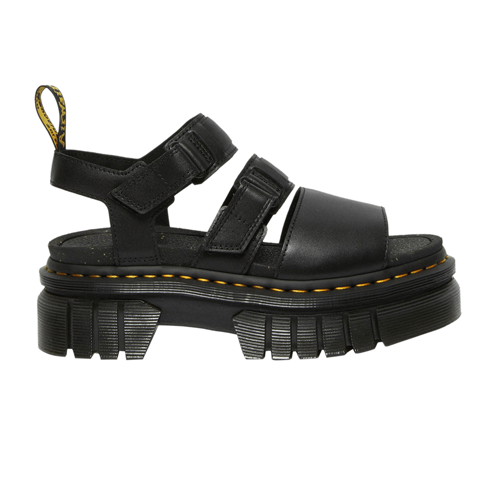 Dr. Martens Wmns Ricki 3-Strap Platform Sandal 'Black'