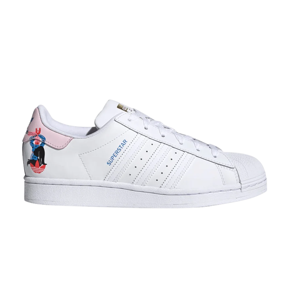 Кроссовки Egle Zvirblyte x adidas Wmns Superstar 'White Clear Pink'