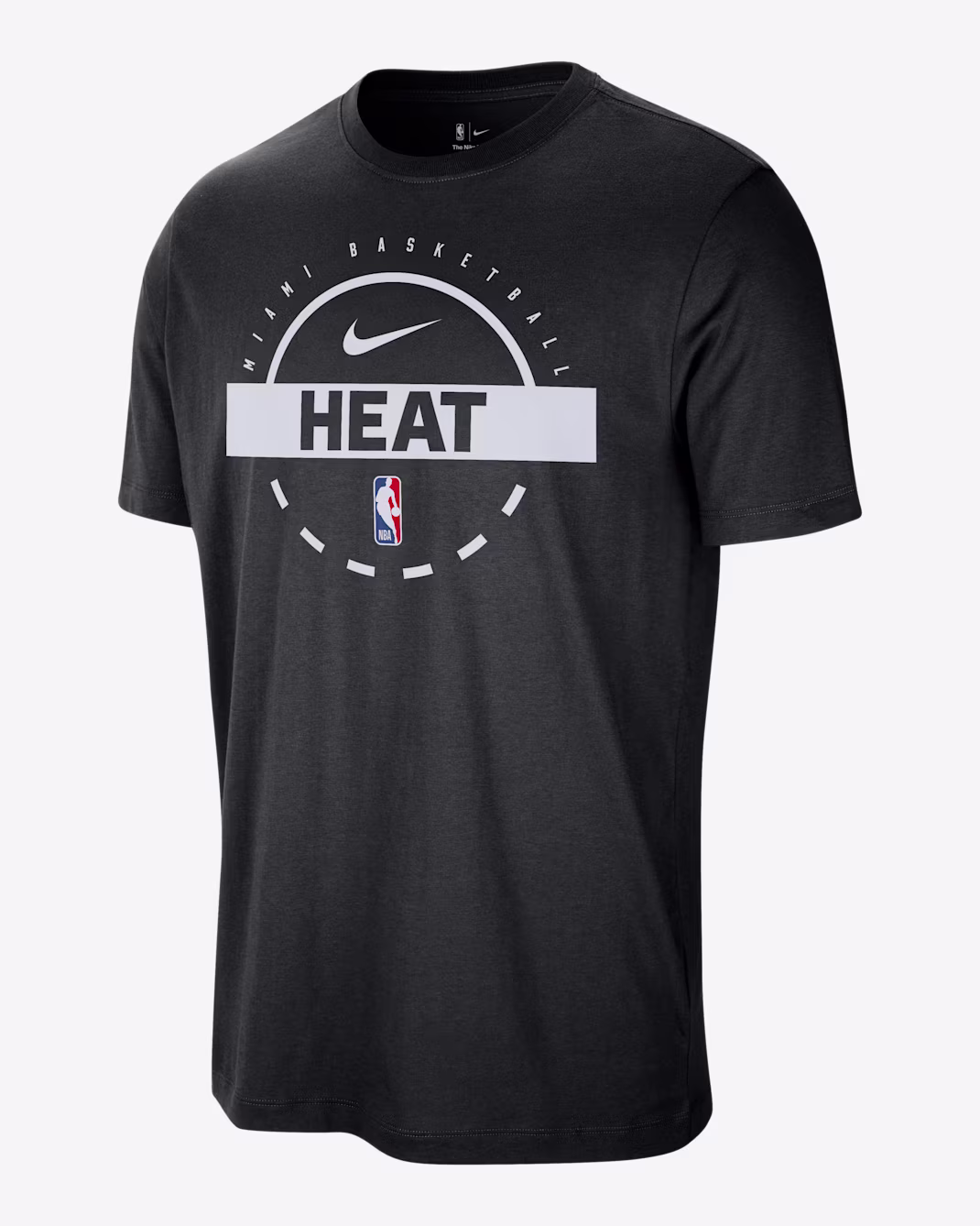 Мужская тренировочная футболка Nike NBA Miami Heat Black
