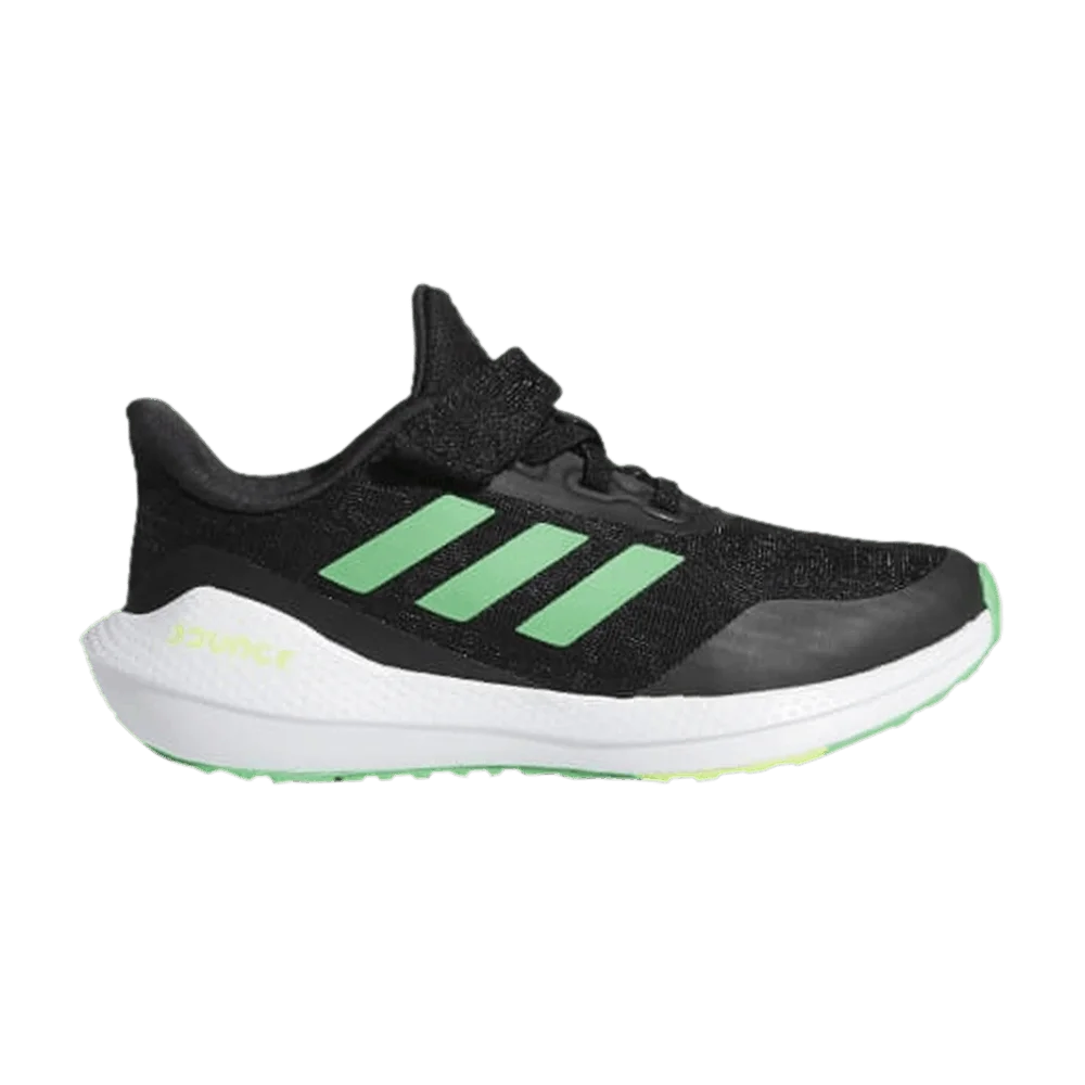 Кроссовки Adidas EQ21 Run J 'Black Signal Green'