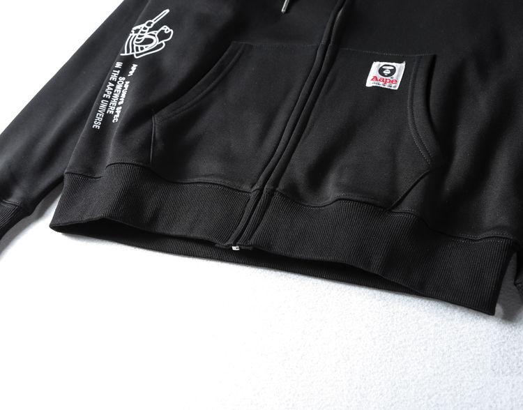 AAPE-All-Black-Hoodie-4