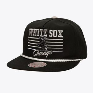 Mitchell-Ness-Black-Chicago-White-Sox-Radiant-Lines-Deadstock-Snapback-Hat-300x300