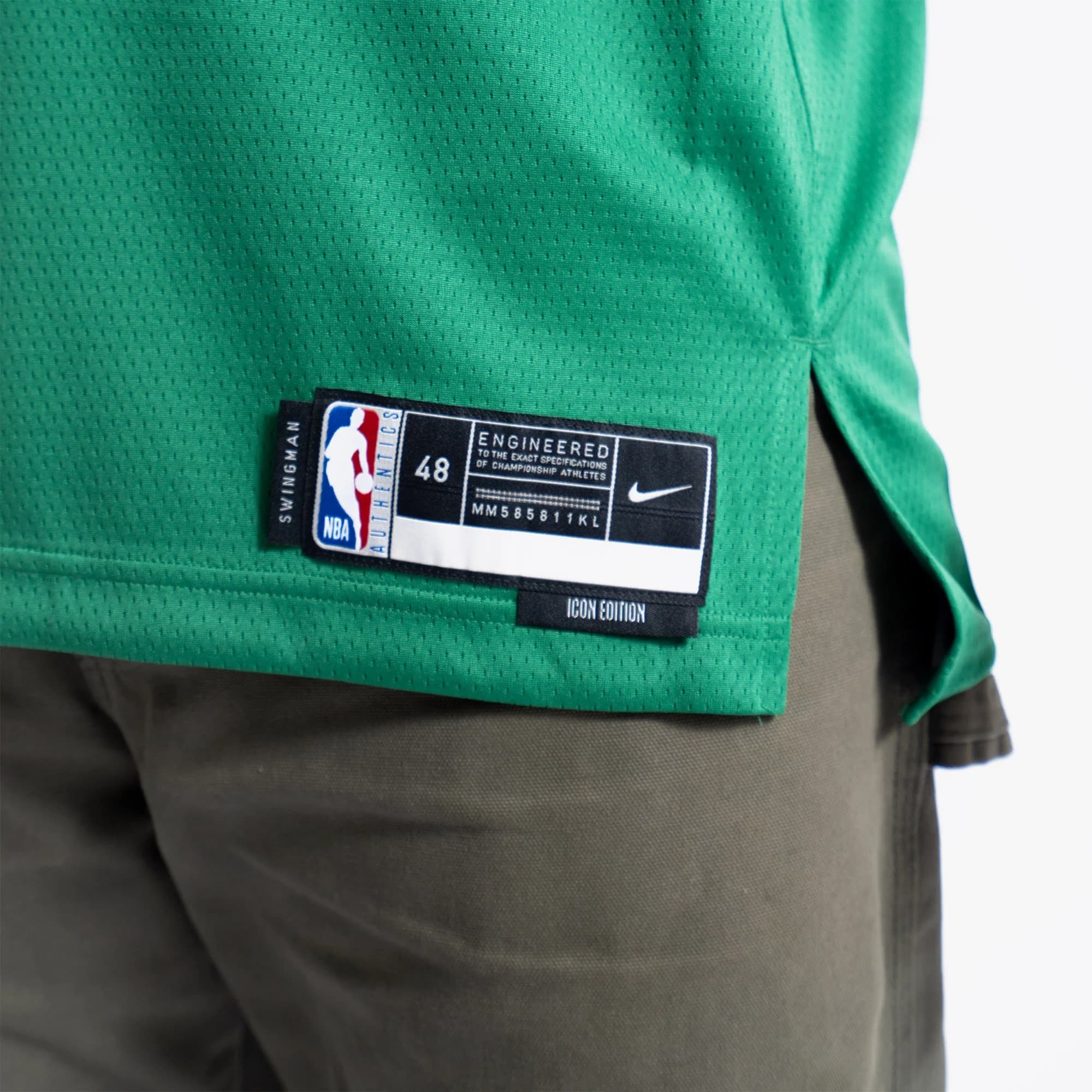 Баскетбольная джерси 2023-24 Boston Celtics Jayson Tatum #0 Swingman Icon Edition Green Jersey