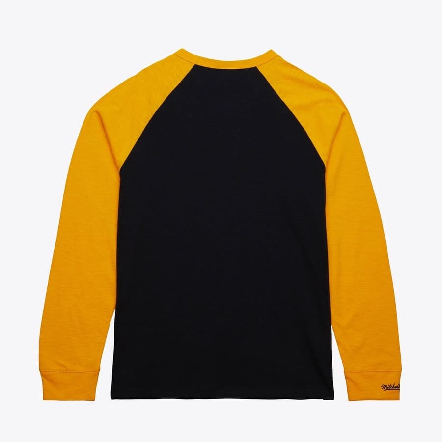 Лонгслив Mitchell & Ness Black Boston Bruins Legendary Slub Long Sleeve T-Shirt