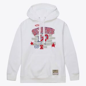 Mitchell-Ness-White-Philadelphia-76ers-Hardwood-Classics-Tats-Cru-The-50th-Anniversary-of-Hip-Hop-Brick-Pullover-Hoodie-300x300