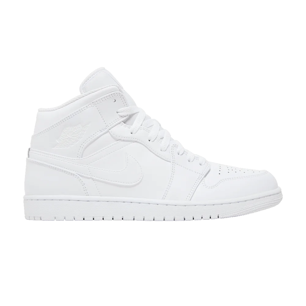 Krossovki-Air-Jordan-1-Mid-Triple-White