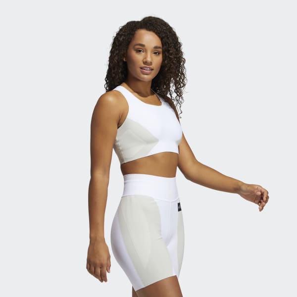 Спортивный топ adidas Pharrell Williams 18GG Bra White