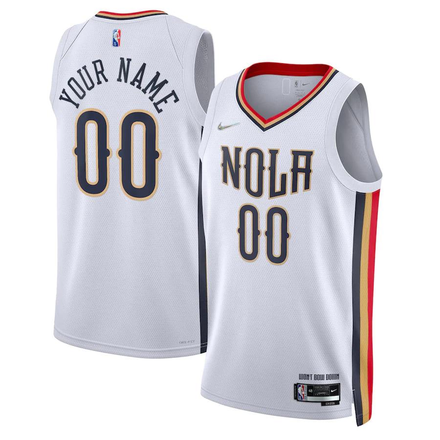 Баскетбольная джерси 2021-22 New Orleans Pelicans Nike City Edition Swingman Jersey – Custom