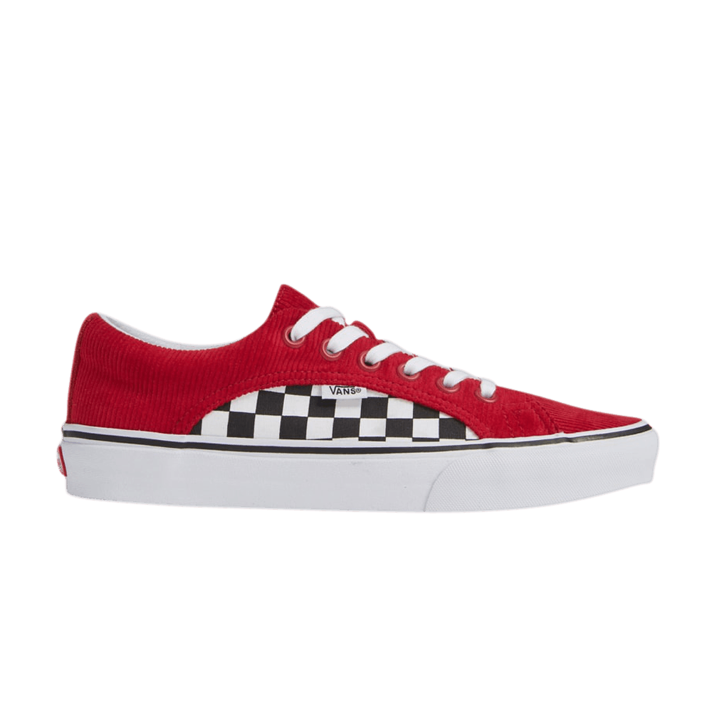 Кроссовки Vans Lampin 'Checkerboard Corduroy - Scooter Red'