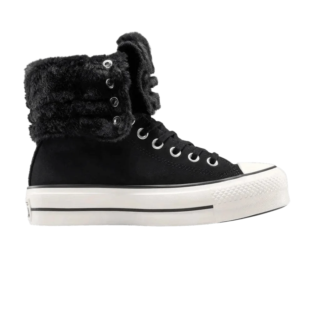 Krossovki-Converse-Wmns-All-Star-Fold-Over-Lift-Hi-Black