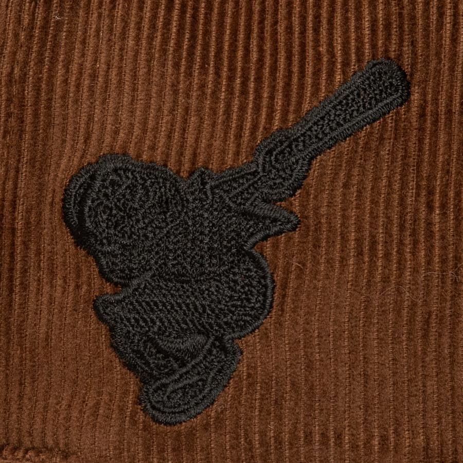 Бейсболка Mitchell & Ness Brown San Diego Padres Cooperstown Collection Corduroy Snapback Hat