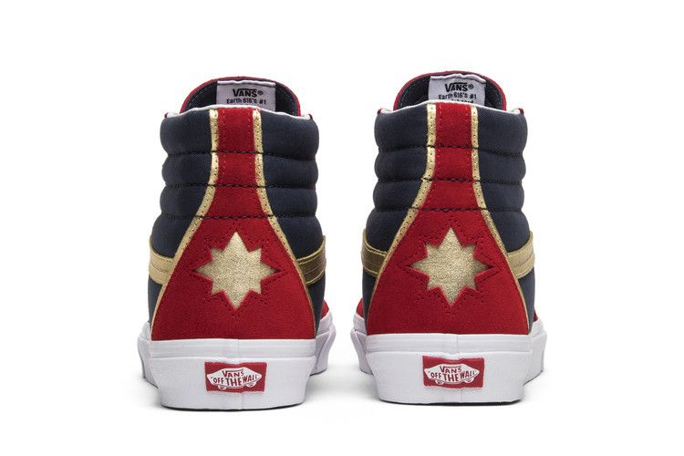 Кроссовки Vans Marvel x SK8-Hi 'Captain Marvel'