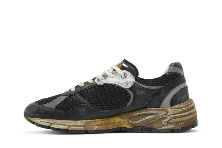Кроссовки Golden Goose Dad-Star 'Black Silver'