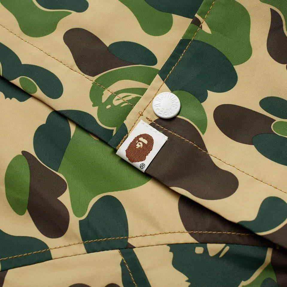 Куртка BAPE ABC Camo Relaxed Coach Jacket Green