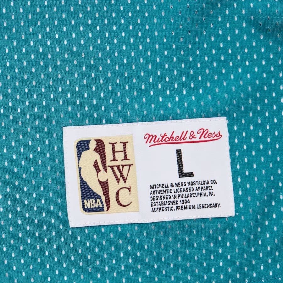 Майка Mitchell & Ness Teal Detroit Pistons Vintage Logo Mesh Practice Tank Top