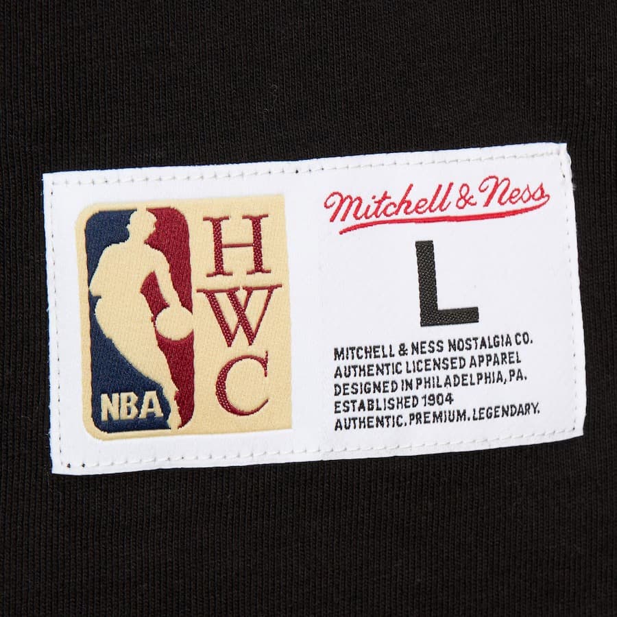 Mitchell-Ness-Black-Memphis-Grizzlies-Hardwood-Classics-Retro-Logo-V-Neck-T-Shirt-3